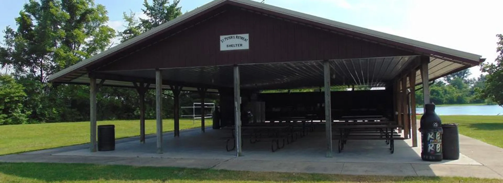 Shelter house at Camp Clay