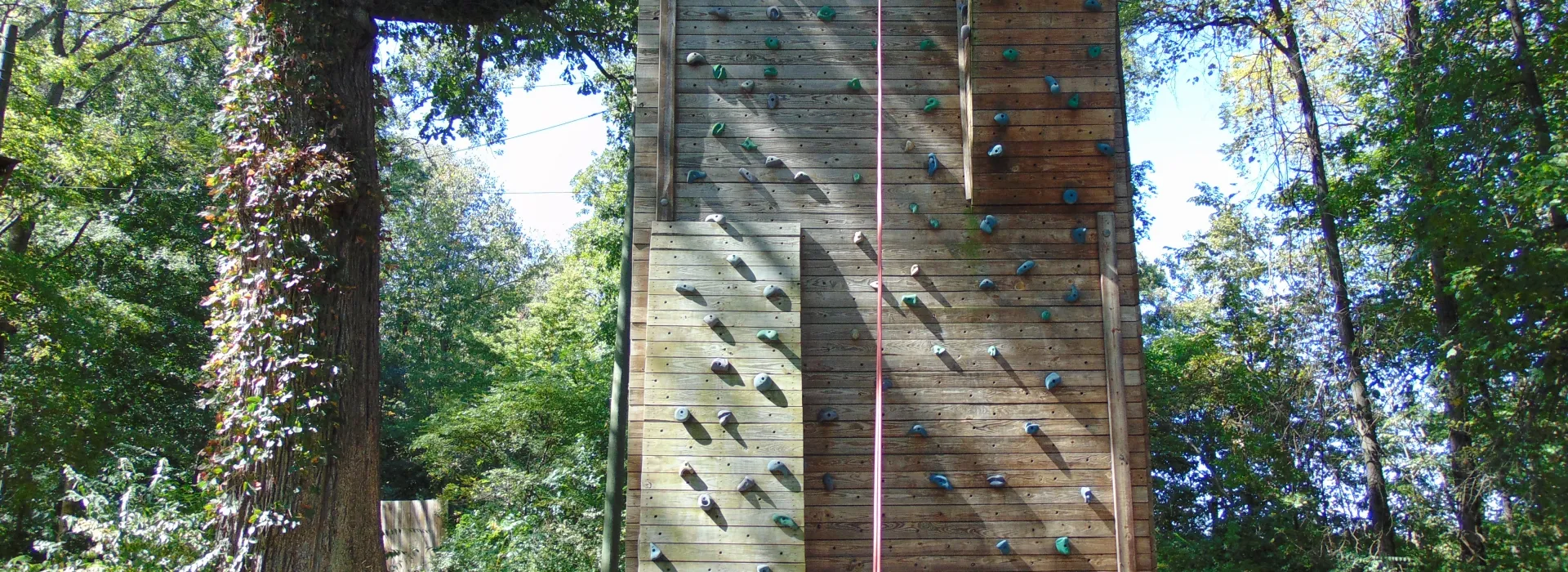 Rock Climbing Tower at Camp Clay